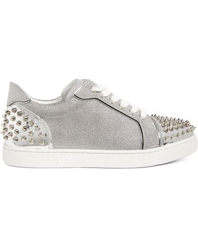 Christian Louboutin Vieira 2 Embellished Trainers - Grey