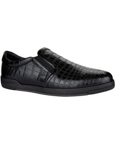 Stefano Ricci Crocodile Shoes - Black