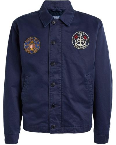 Polo Ralph Lauren belted ripstop utility jacket - Blue