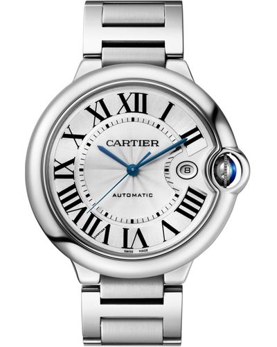 Cartier Stainless Steel Ballon Bleu De Watch 42mm - Metallic