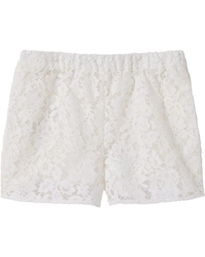 Gucci Floral Lace Shorts - White