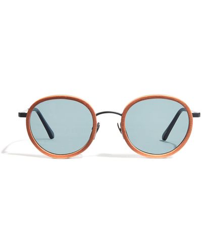 Vilebrequin Victoire Round Sunglasses - Blue