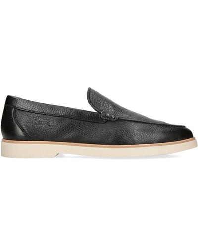 Magnanni Leather Altea Loafers - Black