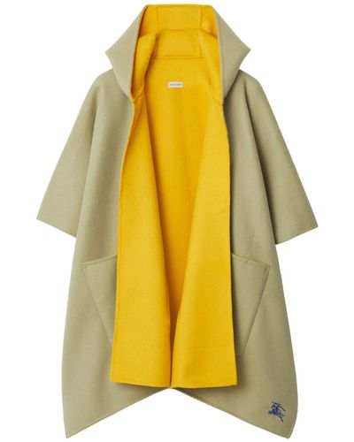 Burberry Cashmere Ekd Cape - Yellow