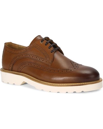 Kurt Geiger Leather Bank Brogues - Brown