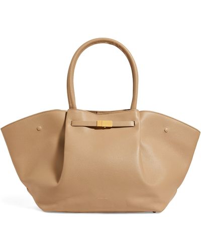 DeMellier London Grained Leather The New York Tote Bag - Natural