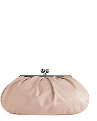 Weekend by Maxmara Large Leather Pasticcino Bag - Pink