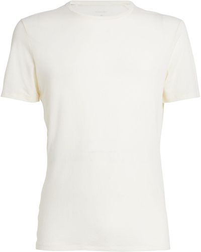 Icebreaker Merino Wool-blend Anatomica Base Layer T-shirt - White