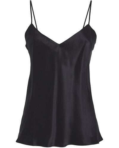 Simone Perele Silk Camisole Top - Black