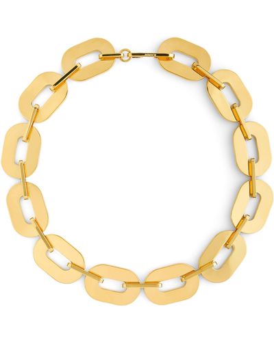 Jil Sander Interlocking Chain Necklace - Metallic