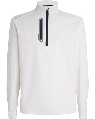 RLX Ralph Lauren Quarter-zip Long-sleeve Top - White
