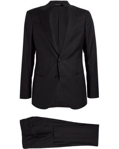 Giorgio Armani Wool-cashmere Two-piece Suit - Black