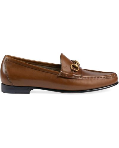 Gucci Leather 1953 Horsebit Loafers - Brown