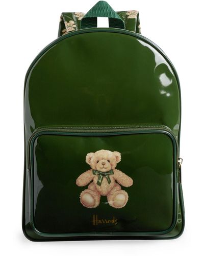 Harrods Jacob Bear Backpack - Green