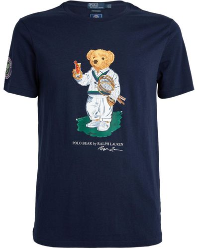 RLX Ralph Lauren X Wimbledon Polo Bear T-shirt - Blue