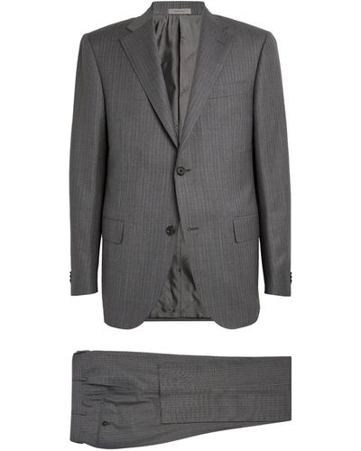 Corneliani Virgin Wool 2-piece Suit - Gray