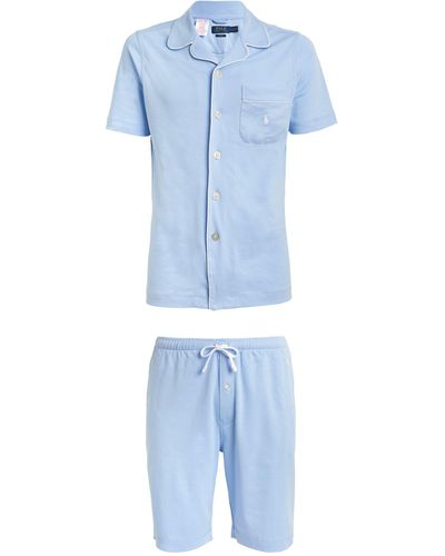 Polo Ralph Lauren Polo Pony Pajama Set - Blue