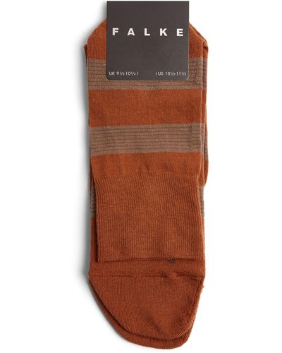 FALKE Striped Block Socks - Brown