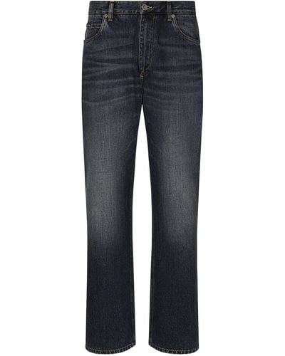 Dolce & Gabbana Oversized Straight Jeans - Blue