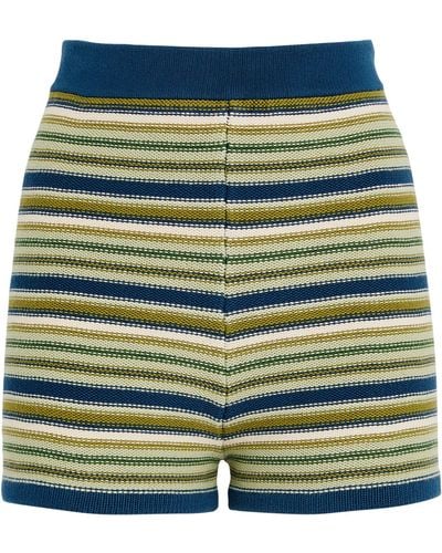 The Upside Organic Cotton Aster Shorts - Blue