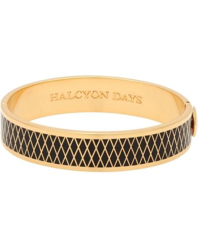 Halcyon Days Gold Plated Parterre Bangle - Metallic