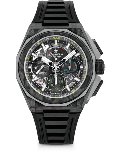 Zenith Carbon And Titanium Defy Extreme Watch 45mm - Black