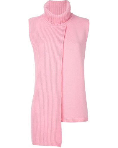 Cashmere In Love Cashmere Sleeveless Tania Sweater - Pink
