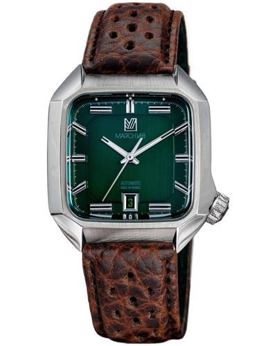 March LA.B Stainless Steel Am2 Automatic Watch 39mm - Green