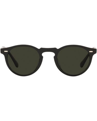 Oliver Peoples Gregory Peck Sunglasses - Green