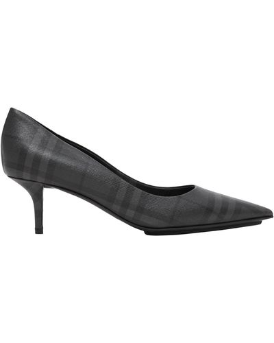 Burberry Check Pointed-toe Court Shoes 55 - Black