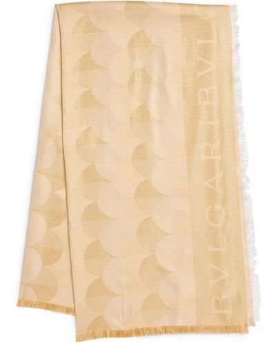 BVLGARI Silk Diva Scarf - Natural