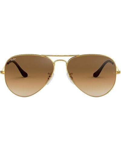 Ray-Ban Original Pilot Sunglasses - Brown