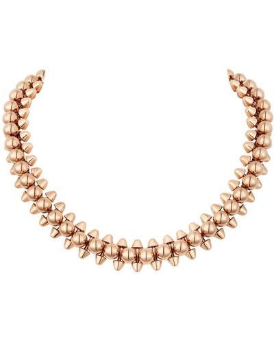 Cartier Rose Gold Clash De Xl Model Necklace (37cm) - Metallic