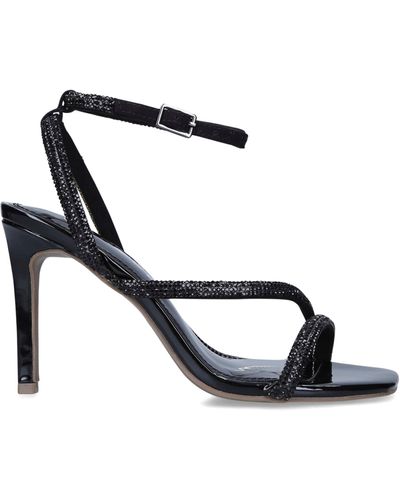 Carvela Kurt Geiger Crystal-embellished Paparazzi Sandals - Black