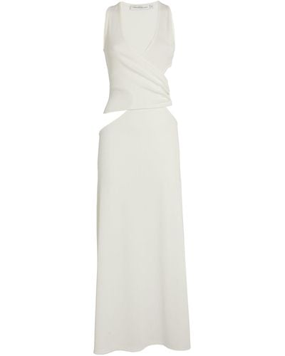 Christopher Esber Cut-out Wrap Dress - White