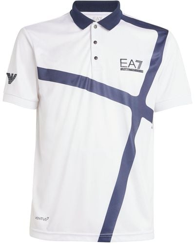 EA7 Tennis Pro Polo Shirt - Blue