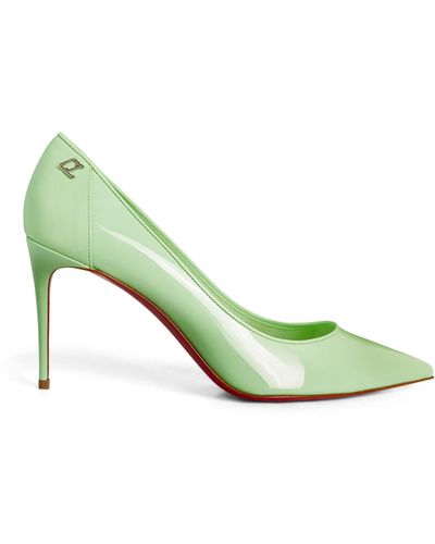 Christian Louboutin Sporty Kate Patent Leather Pumps 85 - Green