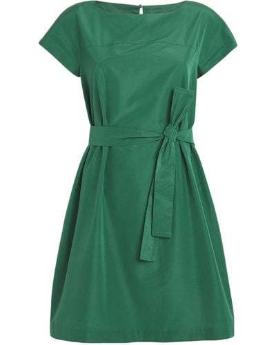 Weekend by Maxmara Belted Mini Dress - Green