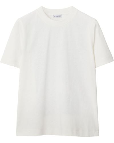 Burberry Cotton Ekd T-shirt - White