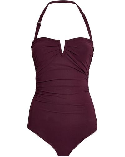 Shan Bandeau Swimsuit - Purple