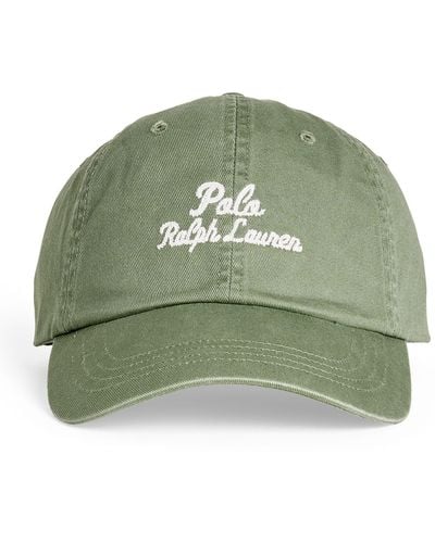 Polo Ralph Lauren Cotton Logo Baseball Cap - Green