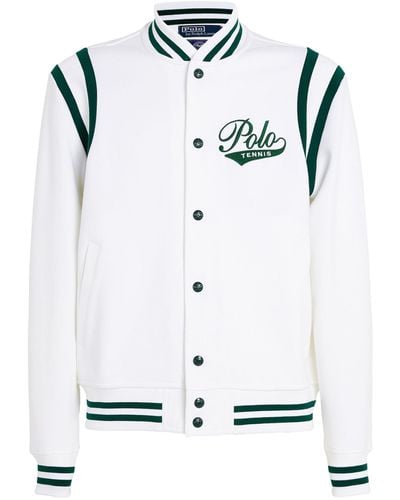 RLX Ralph Lauren Rlx X Wimbledon Varsity Jacket - White