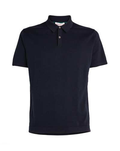 Derek Rose Cotton Polo Shirt - Blue