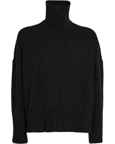 Fear Of God Rib Knit Rollneck Sweater - Black
