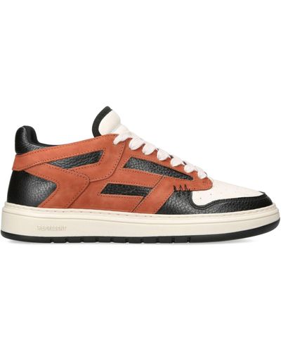 Represent Leather Reptor Low-top Sneakers - Brown