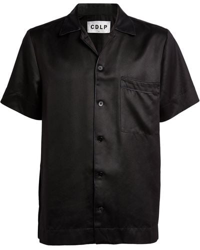 CDLP Satin Lounge Shirt - Black