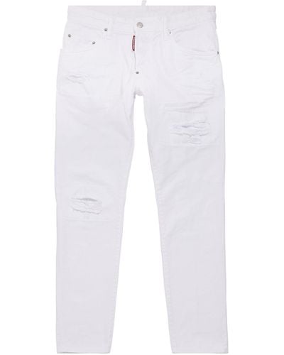 DSquared² White Bull Skater Jeans