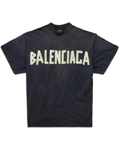 Balenciaga Oversized Logo T-shirt - Black