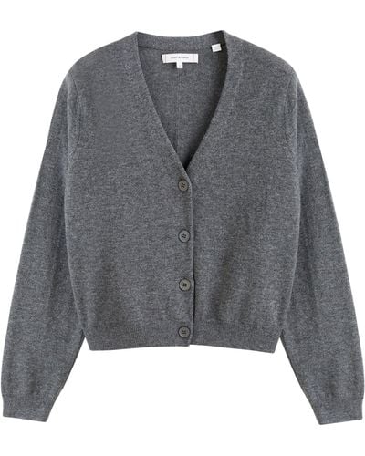 Chinti & Parker Wool-cashmere Basics Cardigan - Gray