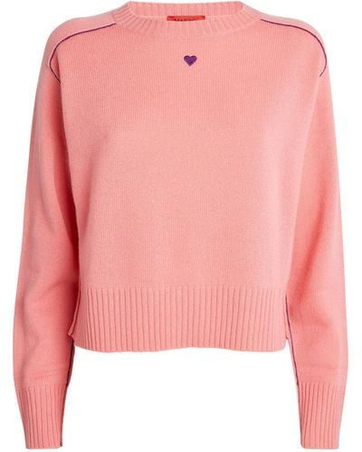 MAX&Co. Cashmere Crew-neck Sweater - Pink
